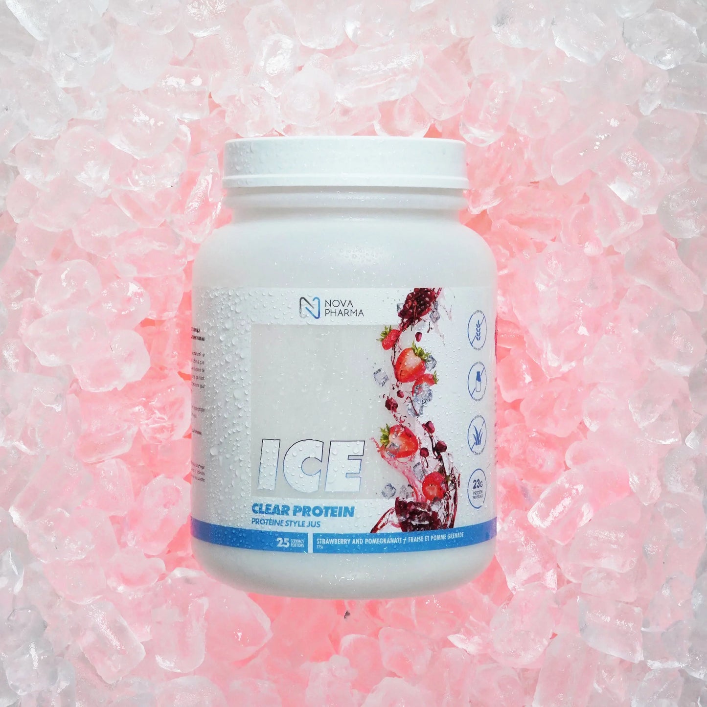 NOVA PHARMA - ICE, Clear PROTEIN, 775g - 790g
