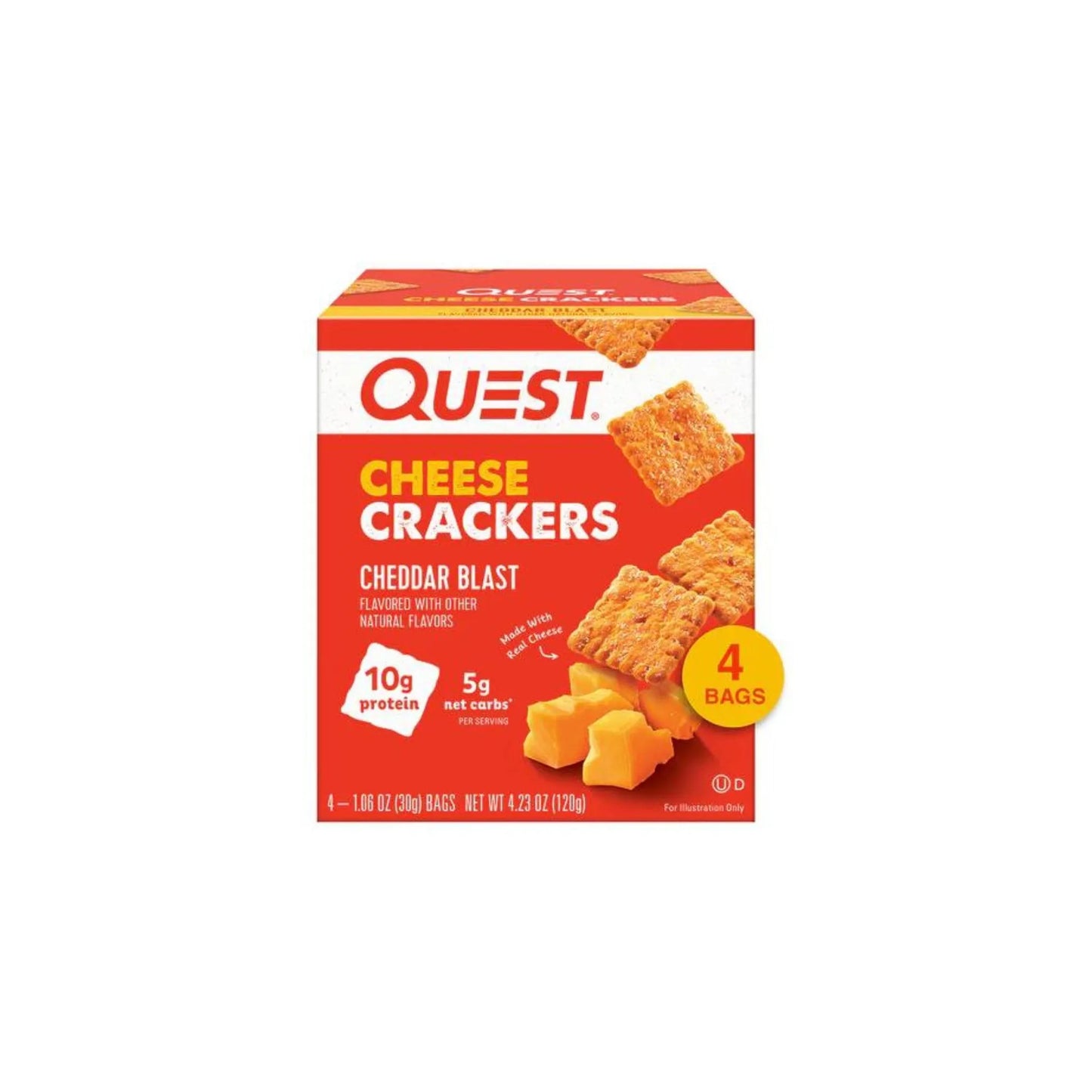 QUEST - Cheese Crackers 4/box