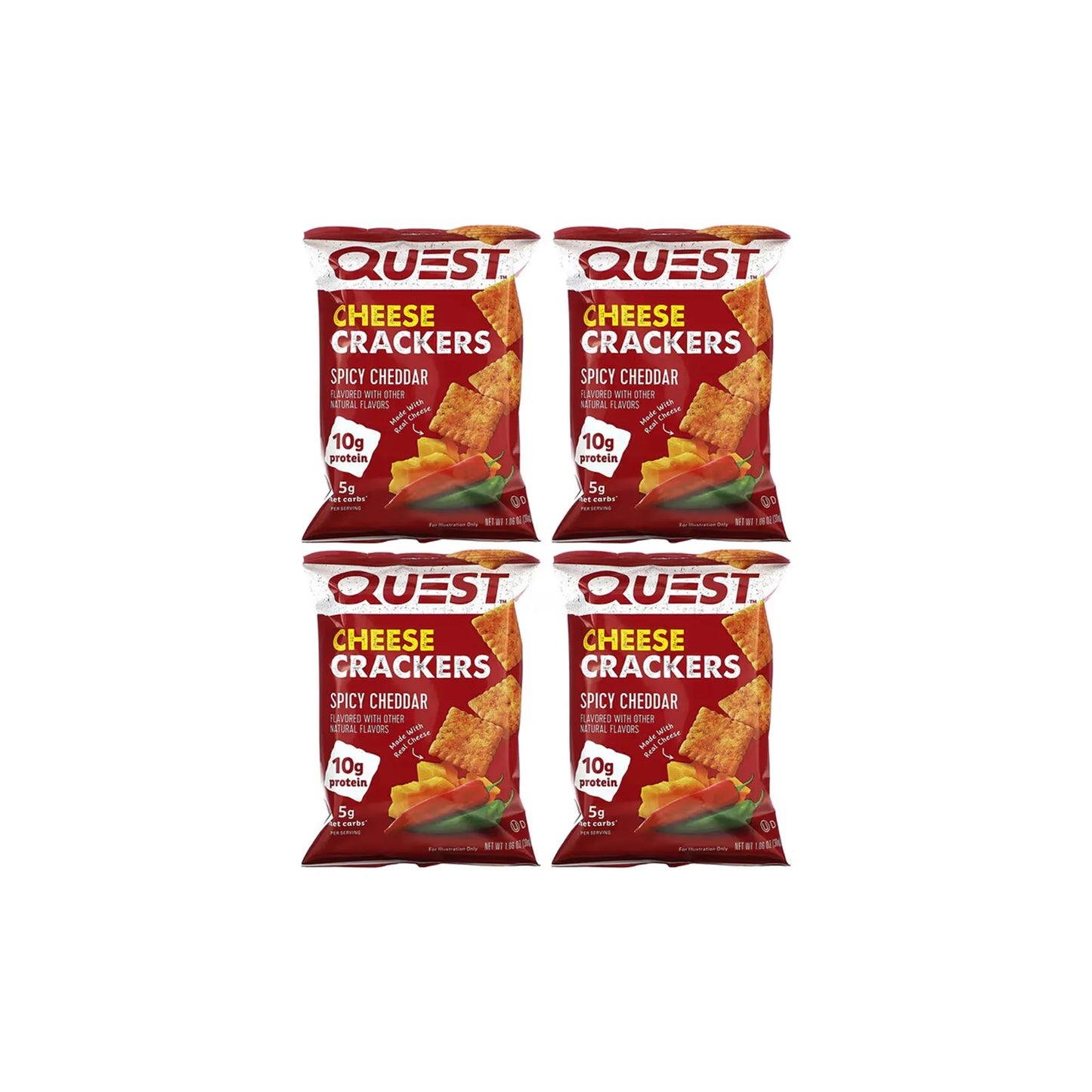 QUEST - Cheese Crackers 4/box