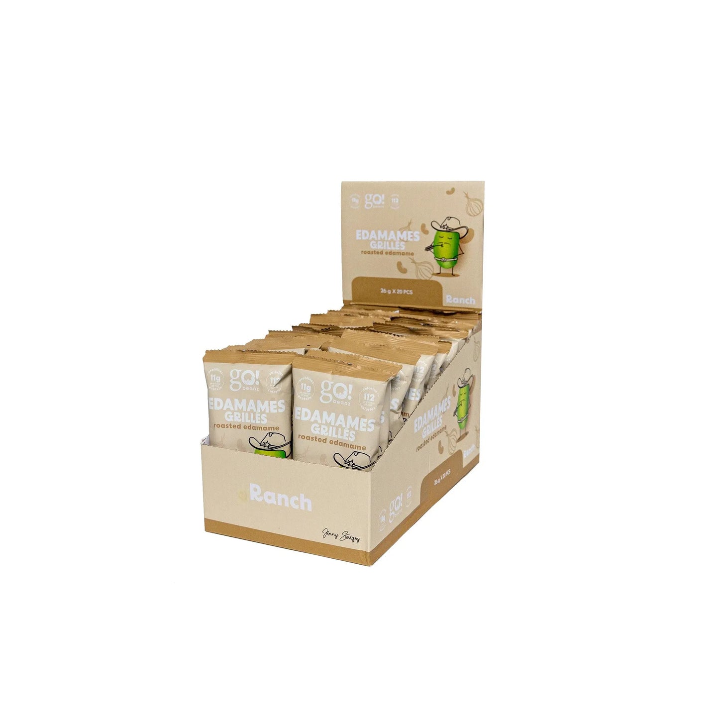 JIMMY SÉVIGNY - GO Beanz Edamames Grillés 26g 20/box