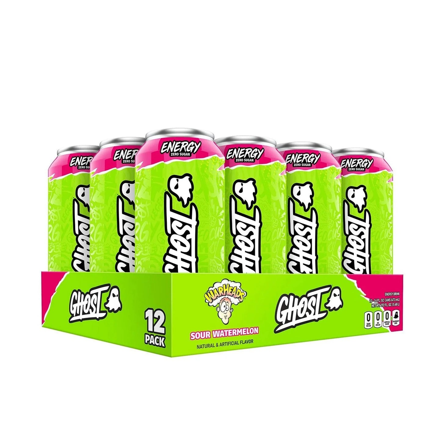 GHOST - Energy Drink WarHeads 12 cans (canadian version)