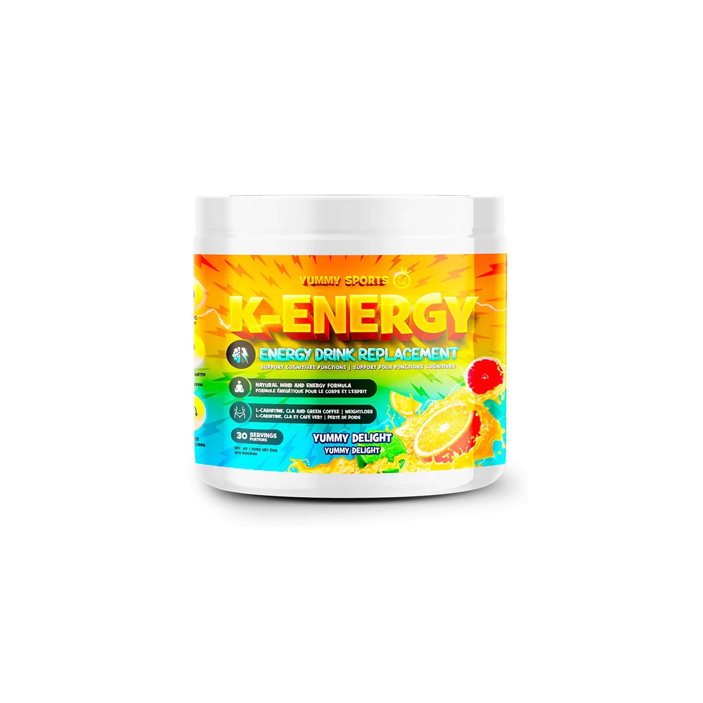 YUMMY SPORTS - K-Energy 210 g