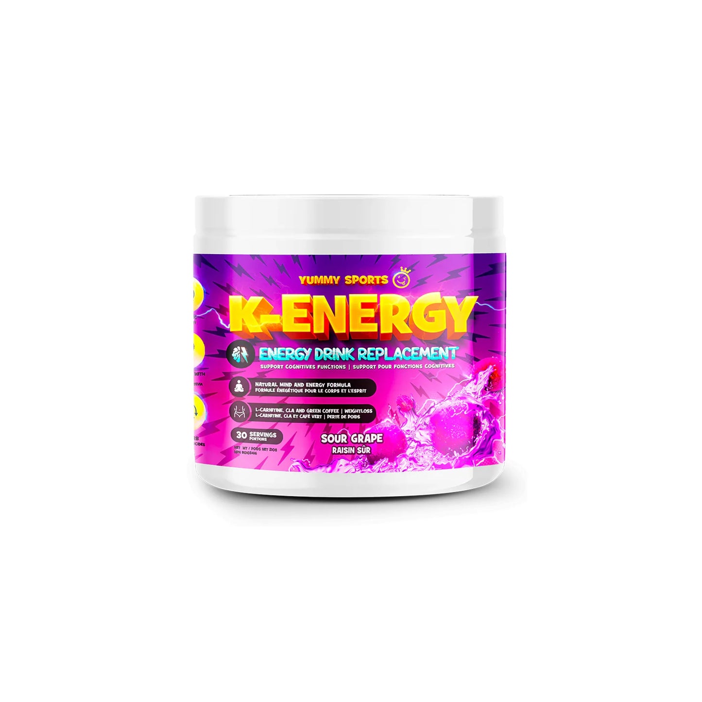 YUMMY SPORTS - K-Energy 210 g