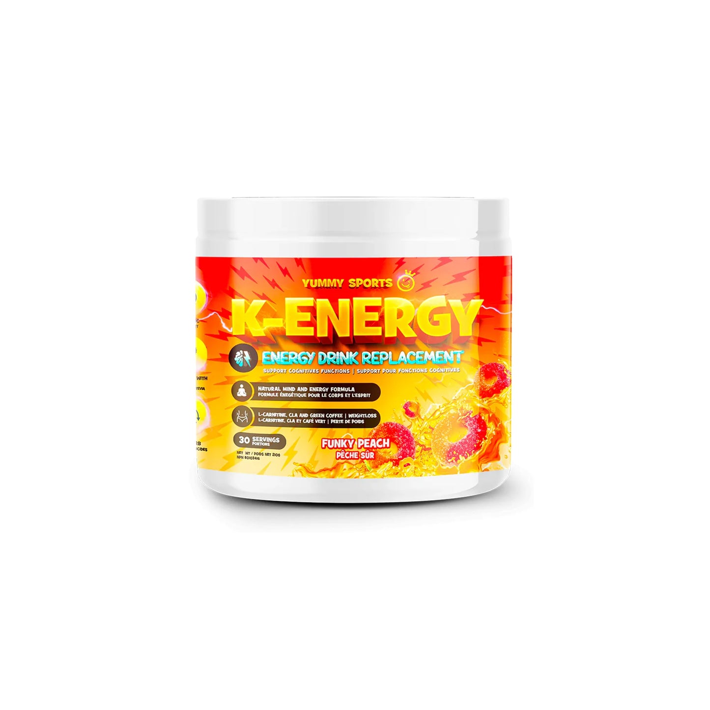 YUMMY SPORTS - K-Energy 210 g