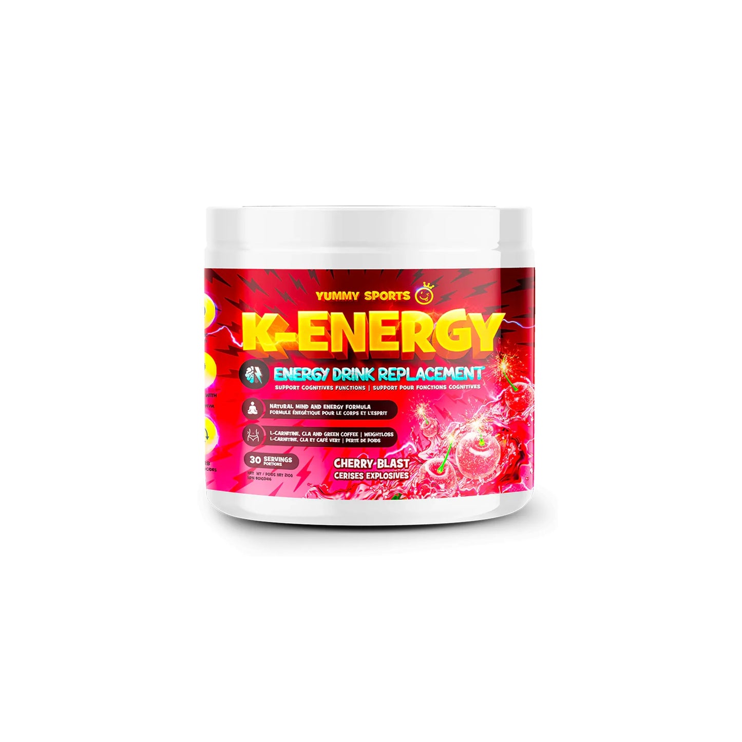 YUMMY SPORTS - K-Energy 210 g
