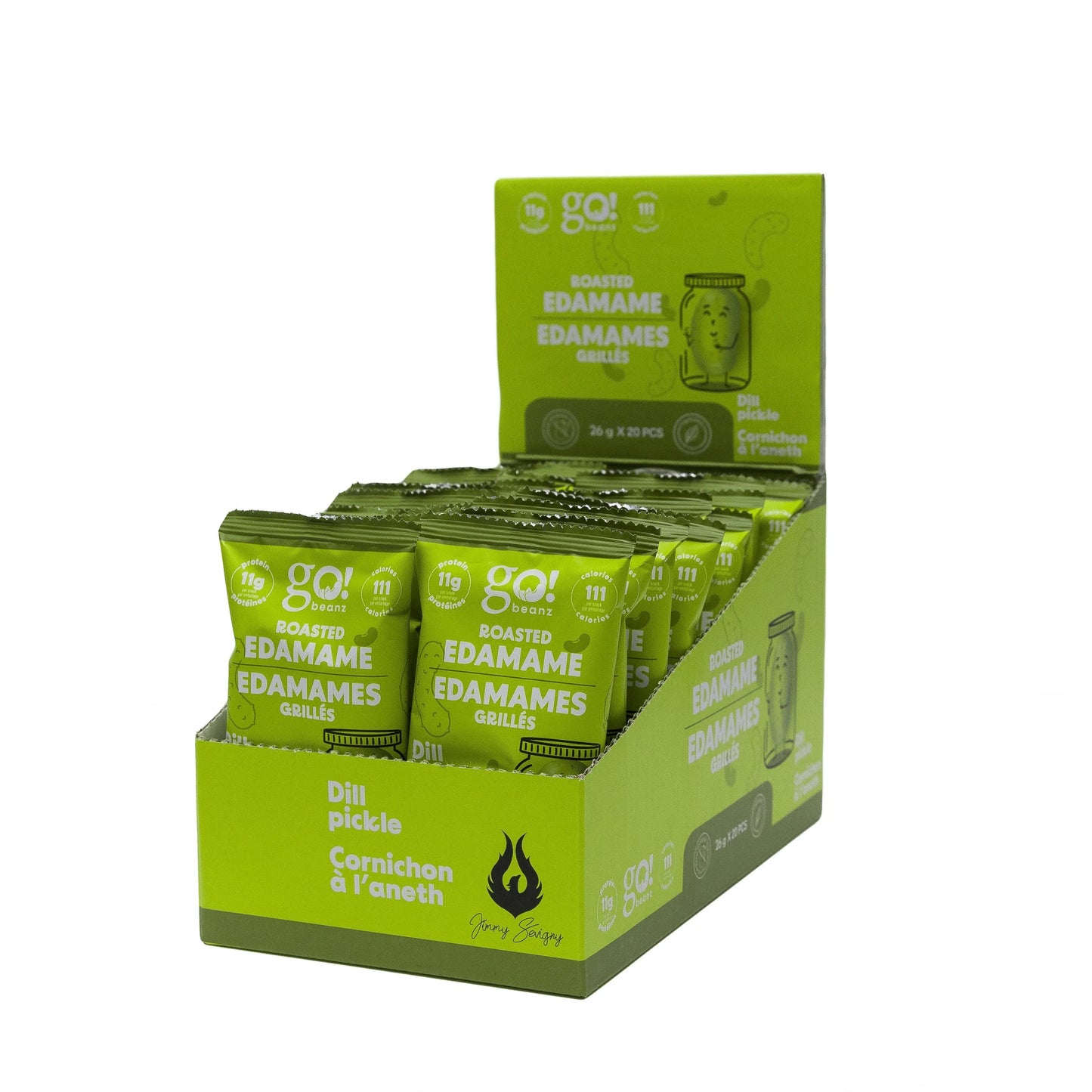 JIMMY SÉVIGNY - GO Beanz Edamames Grillés 26g 20/box