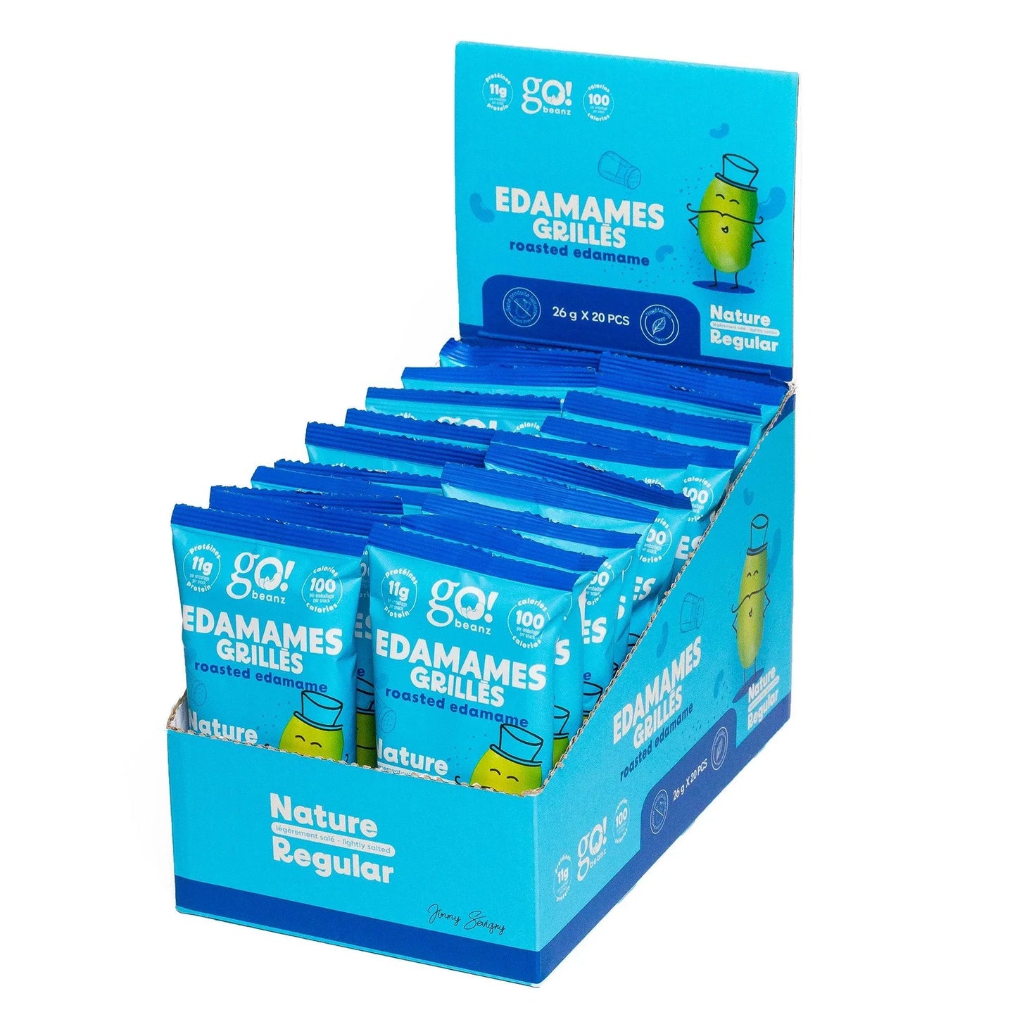 JIMMY SÉVIGNY - GO Beanz Edamames Grillés 26g 20/box