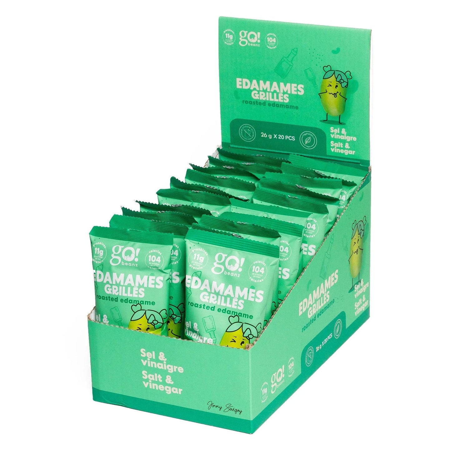 JIMMY SÉVIGNY - GO Beanz Edamames Grillés 26g 20/box