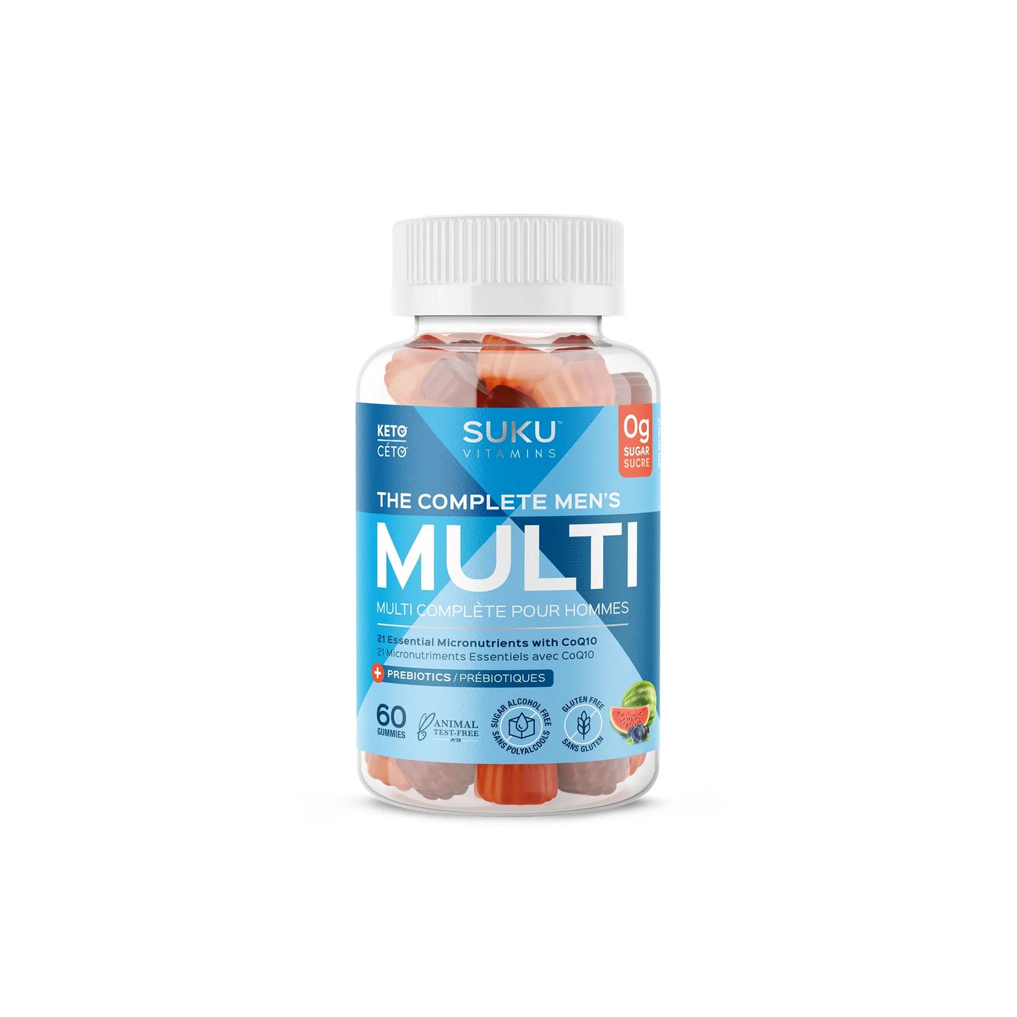 SUKU  -  The Complete Men's Multi 60 gummies