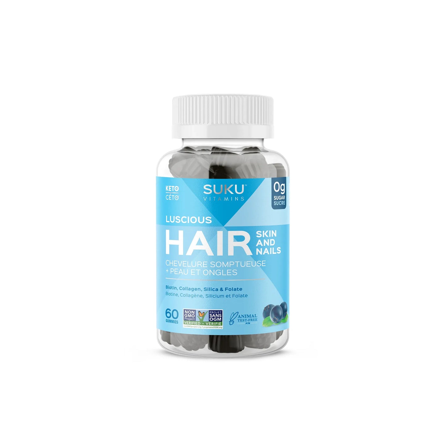 SUKU  -  Luscious Hair 60 gummies