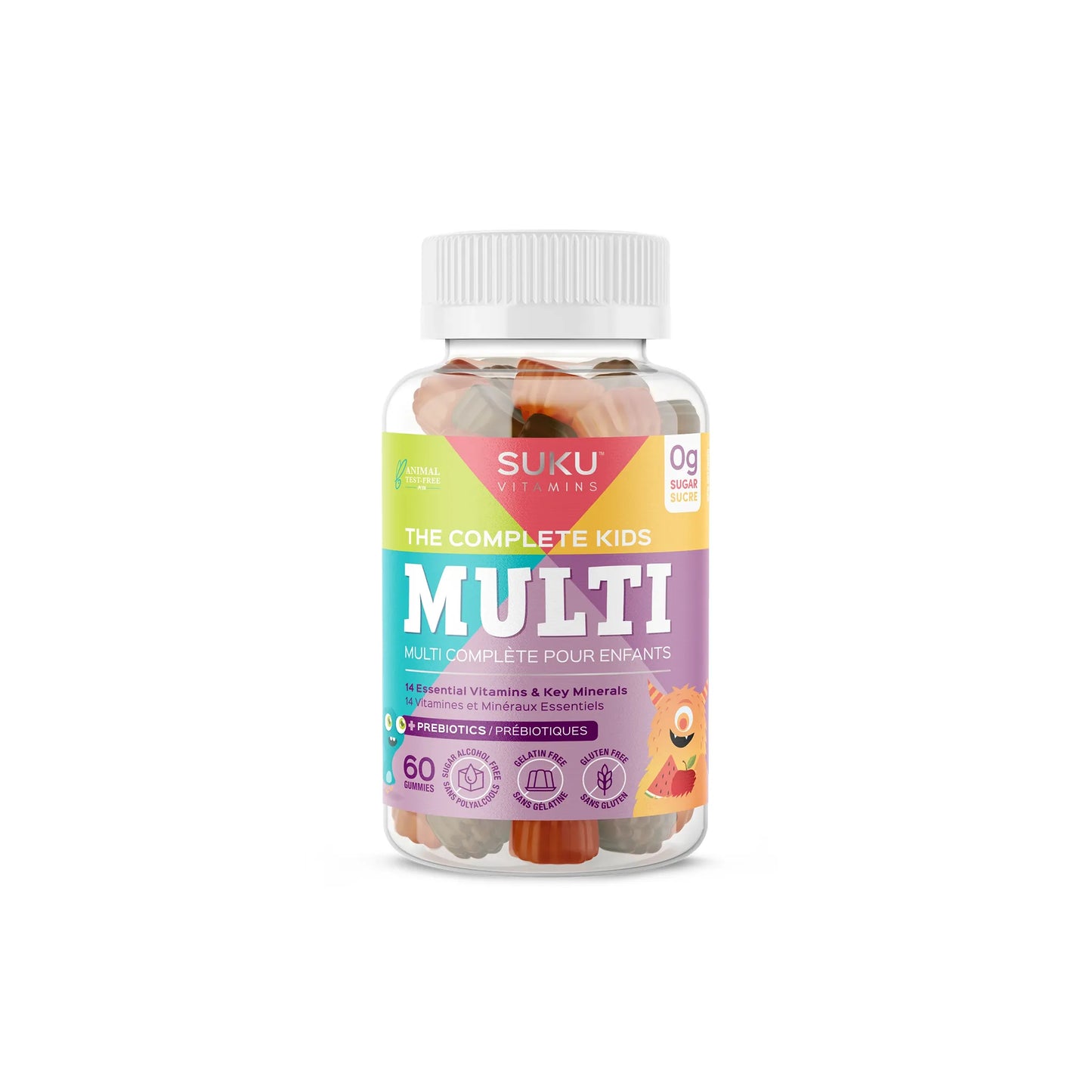 SUKU  -  The Complete Kids Multi 60 gummies